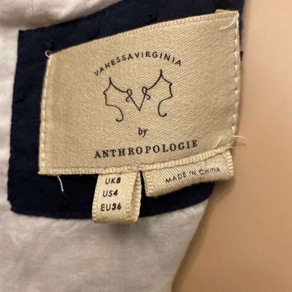 Vanessa Virginia By Anthrogologie Dress Sz‎ 4 - Picture 7 of 7